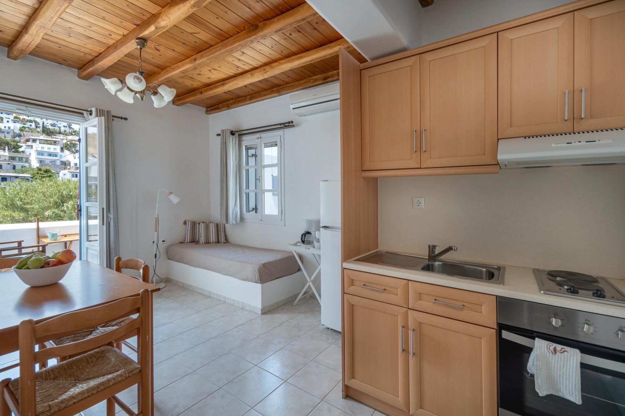 Galazio Seaside Apartments Livadakia Kamer foto