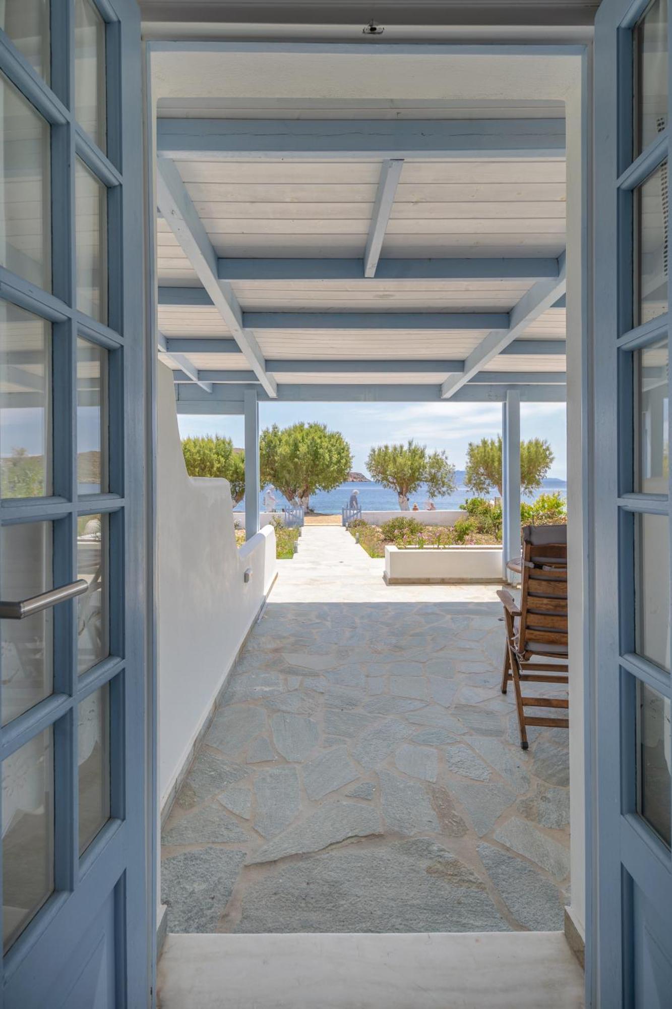 Galazio Seaside Apartments Livadakia Buitenkant foto
